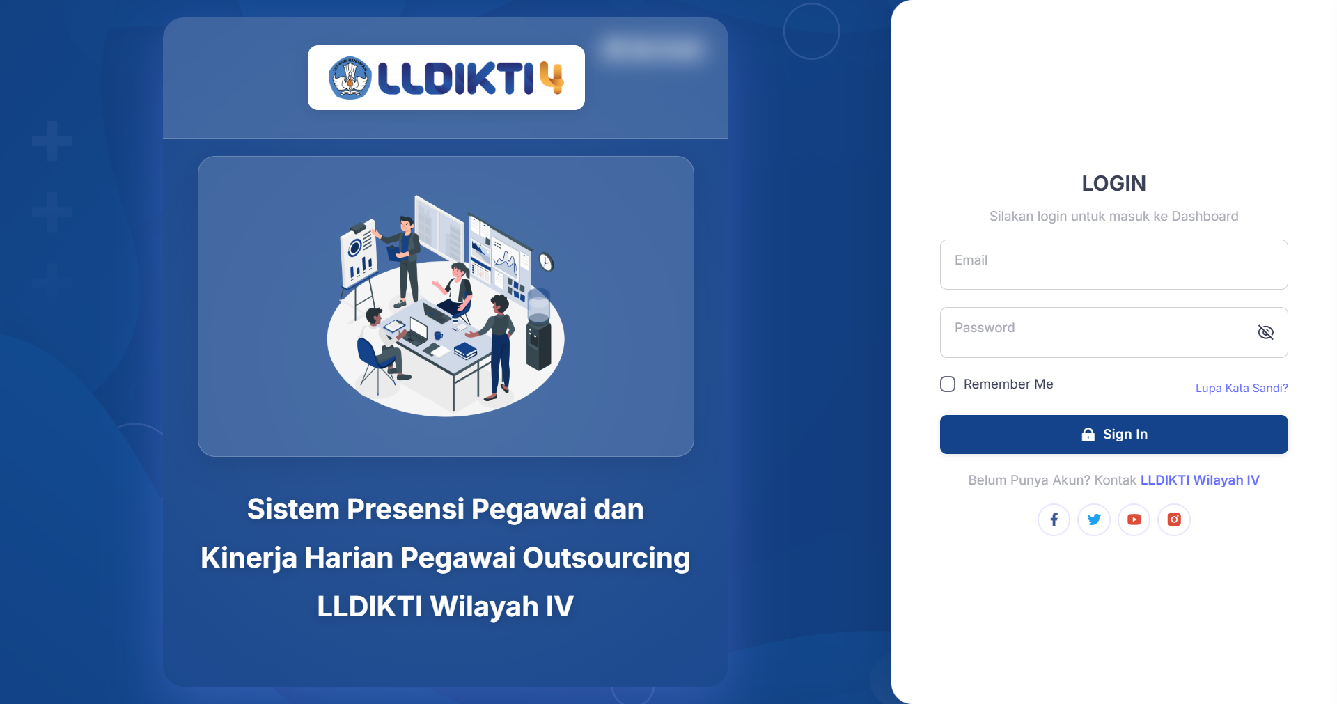 Outsourcing Lembaga Layanan Pendidikan Tinggi Wilayah IV